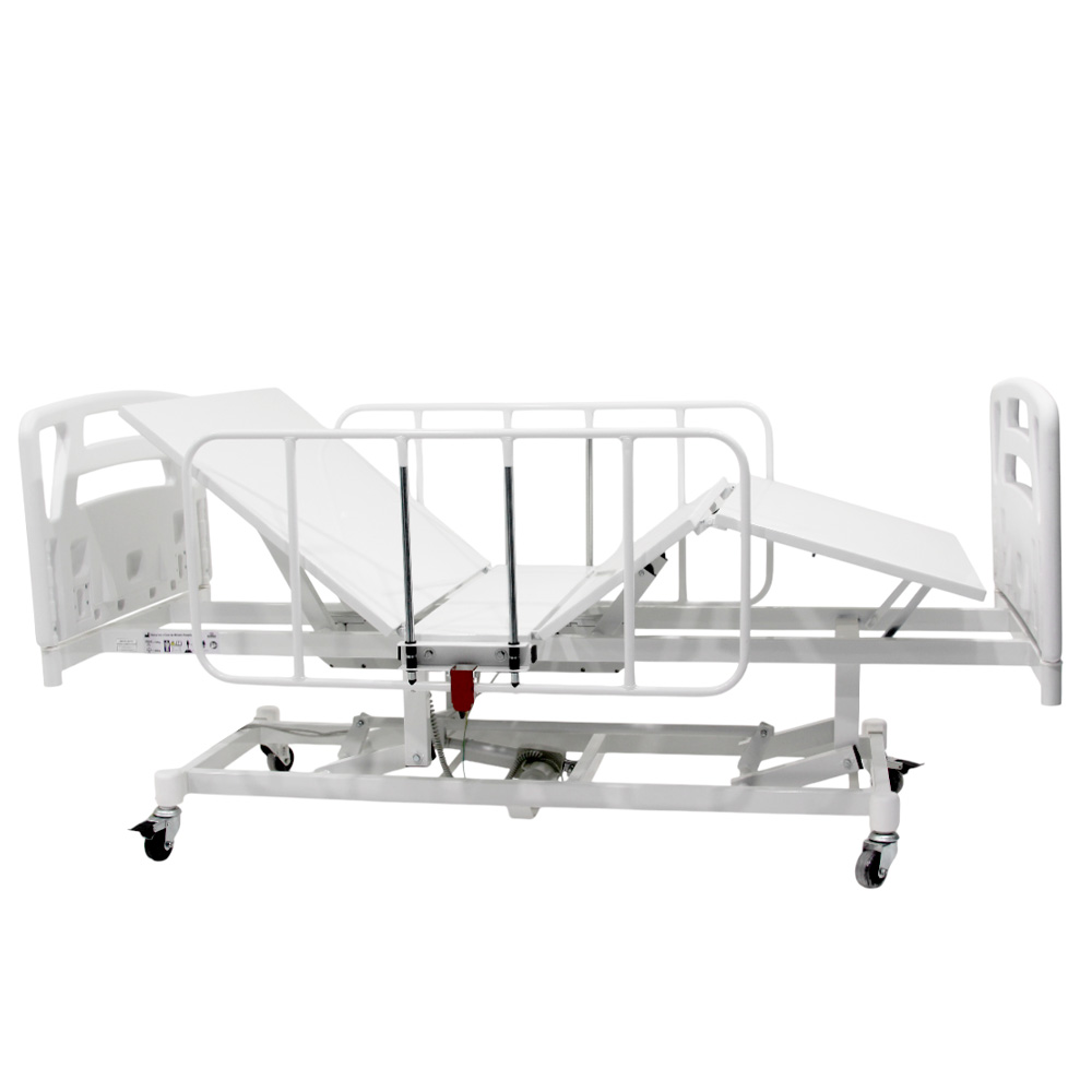 Cama Hospitalar Motorizada 5 Movimentos Grades de Ao