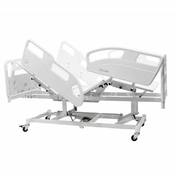 Cama Hospitalar Motorizada 5 Movimentos Grades em ABS