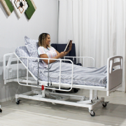 Cama Hospitalar Motorizada 5 Movimentos Grades de A�o