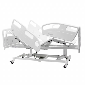 Cama Hospitalar Motorizada 5 Movimentos Grades em ABS