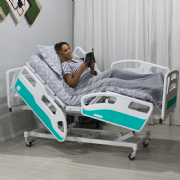 Cama Hospitalar Motorizada 5 Movimentos com Leito em ABS Remov�vel