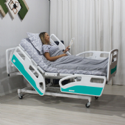 Cama Hospitalar Motorizada 5 Movimentos com Leito em ABS Remov�vel