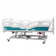 Cama Hospitalar Motorizada 5 Movimentos Grades ABS Retr�til