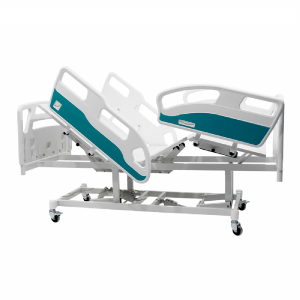 Cama Hospitalar Motorizada Com 8 Movimentos Grades em ABS