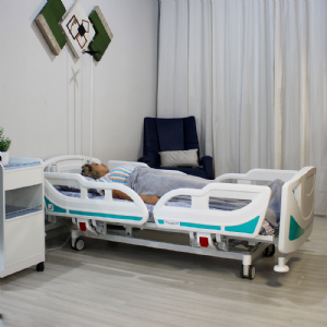 Cama Hospitalar Motorizada 8 Movimentos com Fowler, Eleva��o, Trendelenburg e Reverso